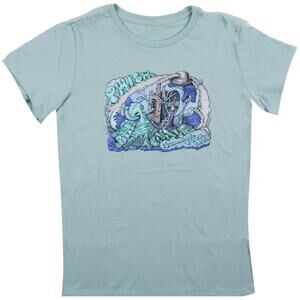 Md Phish Womens Welker Free Motion Summer Tour 2023 Tee Dusty Blue Graphic Music